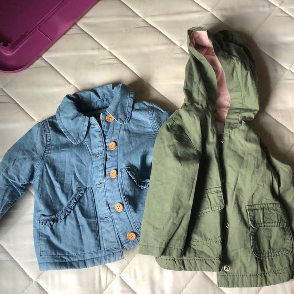 Two 12m fall jackets